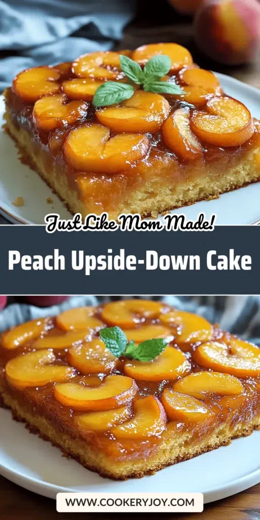 Peach Upside Down Cake