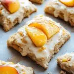 Peaches and Cream Scones