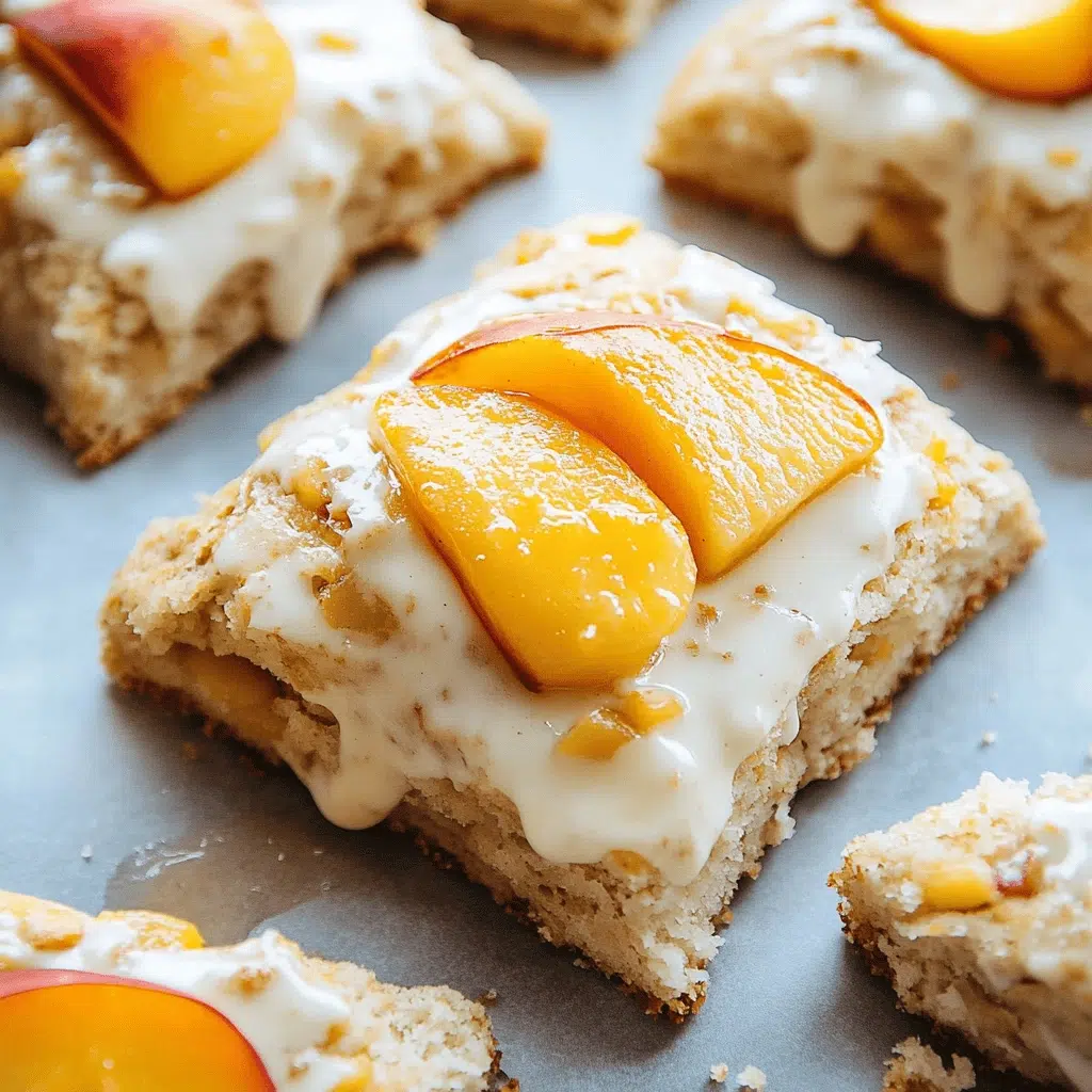 Peaches and Cream Scones