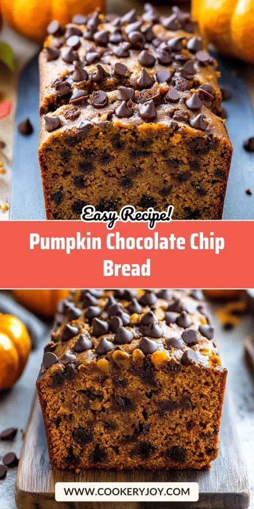 Pumpkin Chocolate Chip Bread