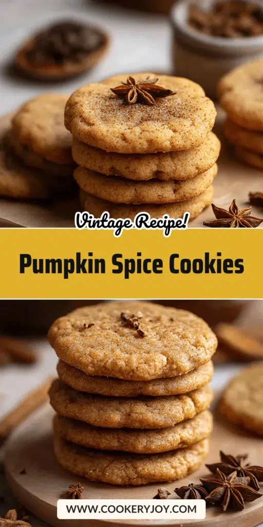 Pumpkin Spice Cookies