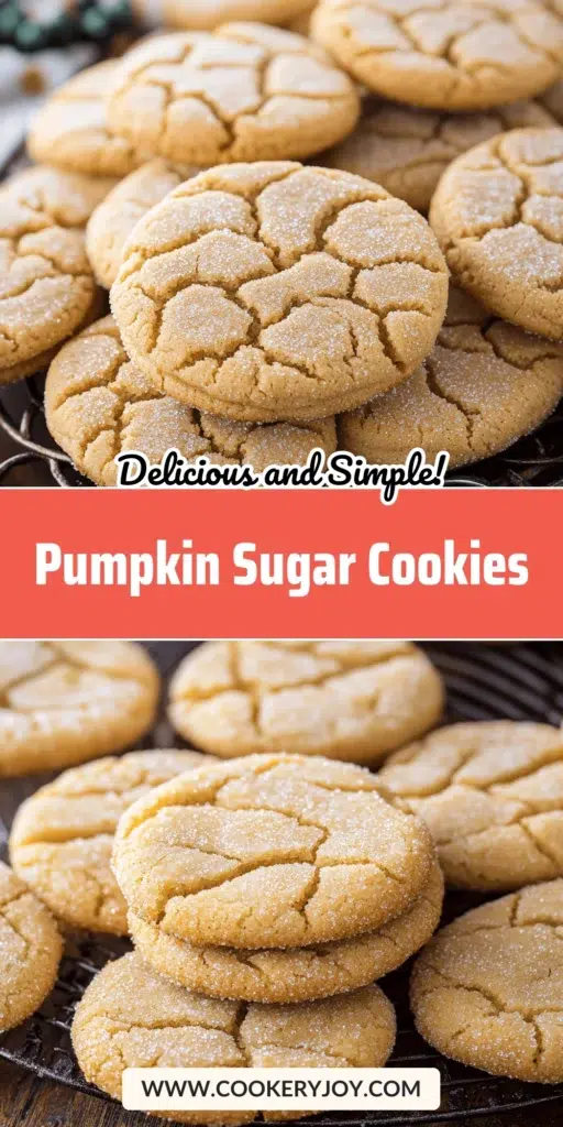 Pumpkin Sugar Cookies