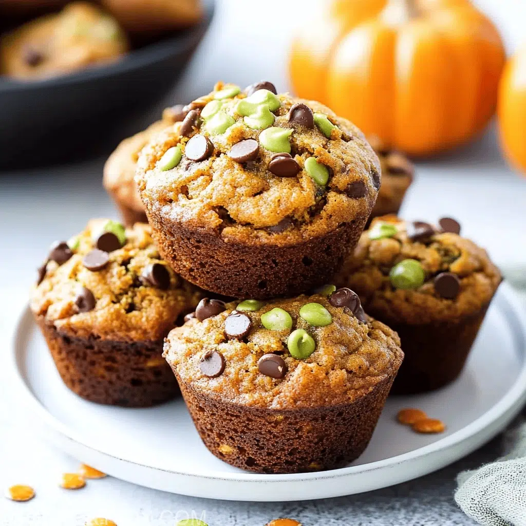 Pumpkin Zucchini Chocolate Chip Muffins