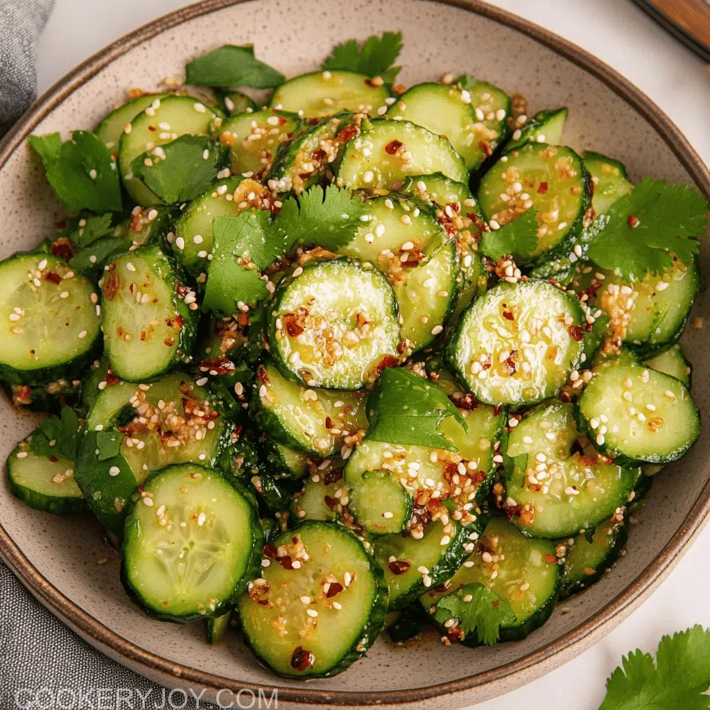 Smashed Cucumber Salad