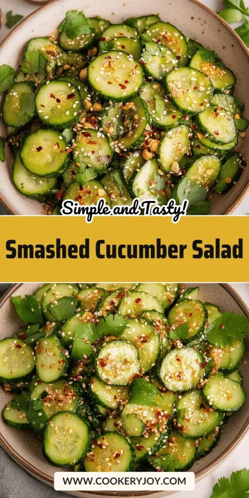 Smashed Cucumber Salad