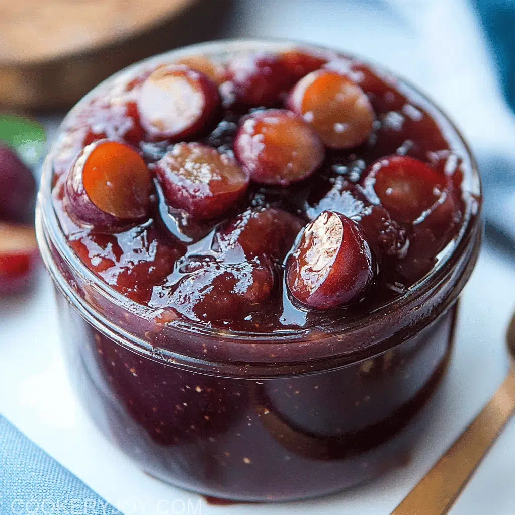 Spiced Plum Jam