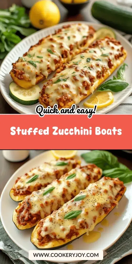 Stuffed Zucchini Boats