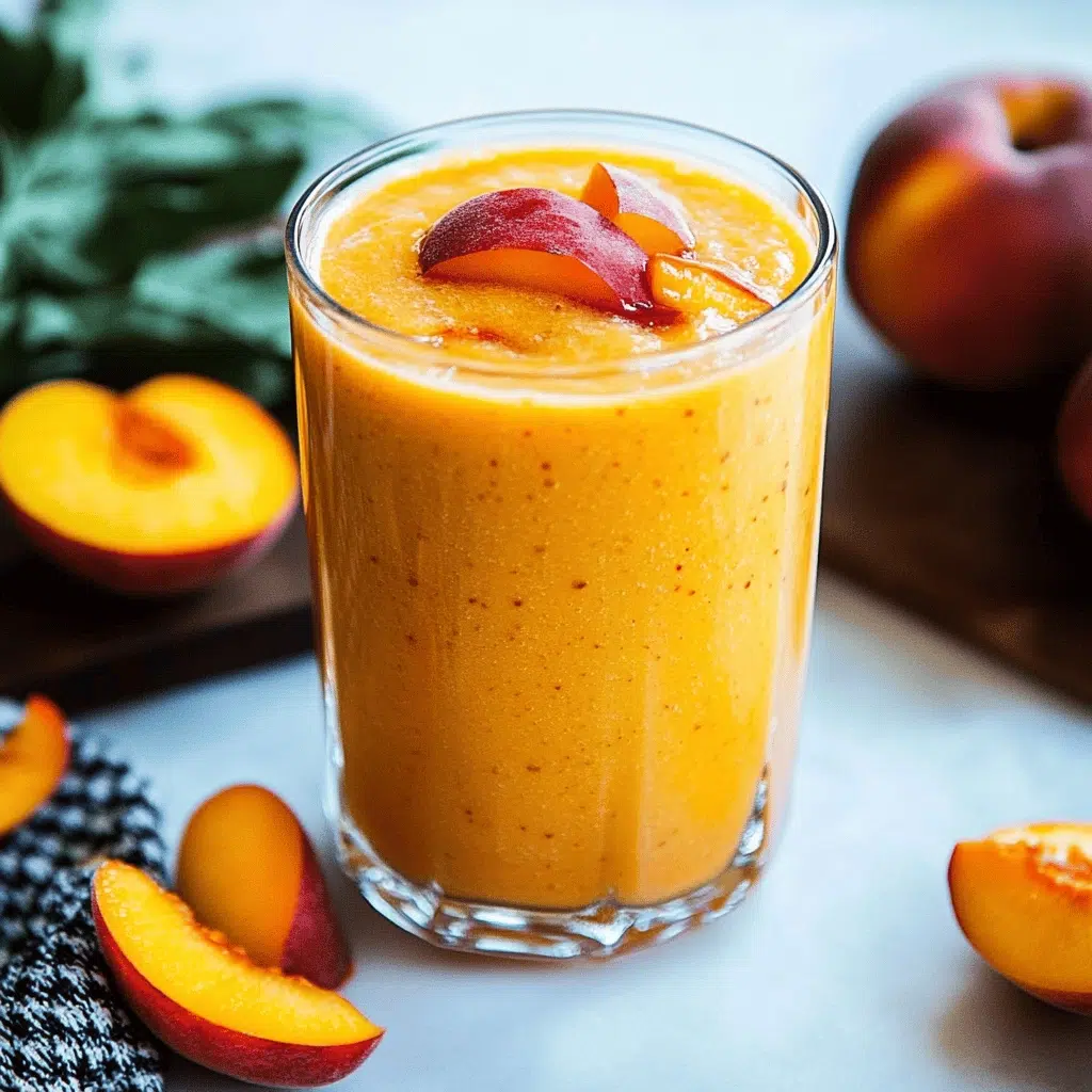 Sweet Peach Smoothie