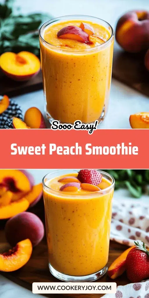 Sweet Peach Smoothie