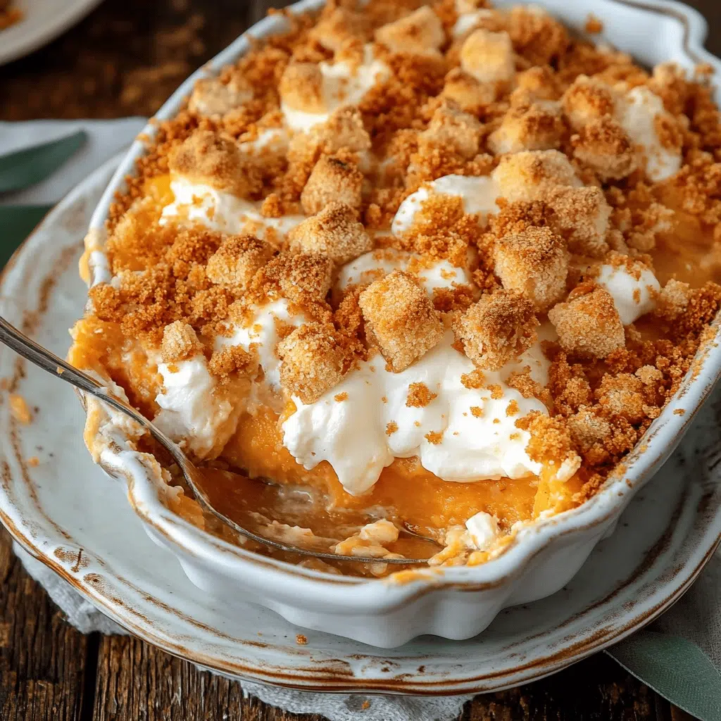 Sweet Potato Casserole with Marshmallows