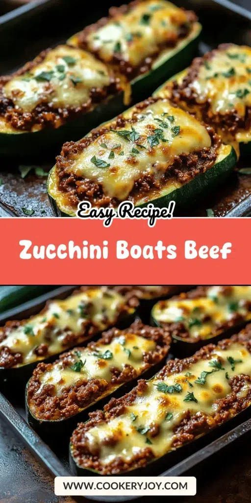 Zucchini Boats Beef