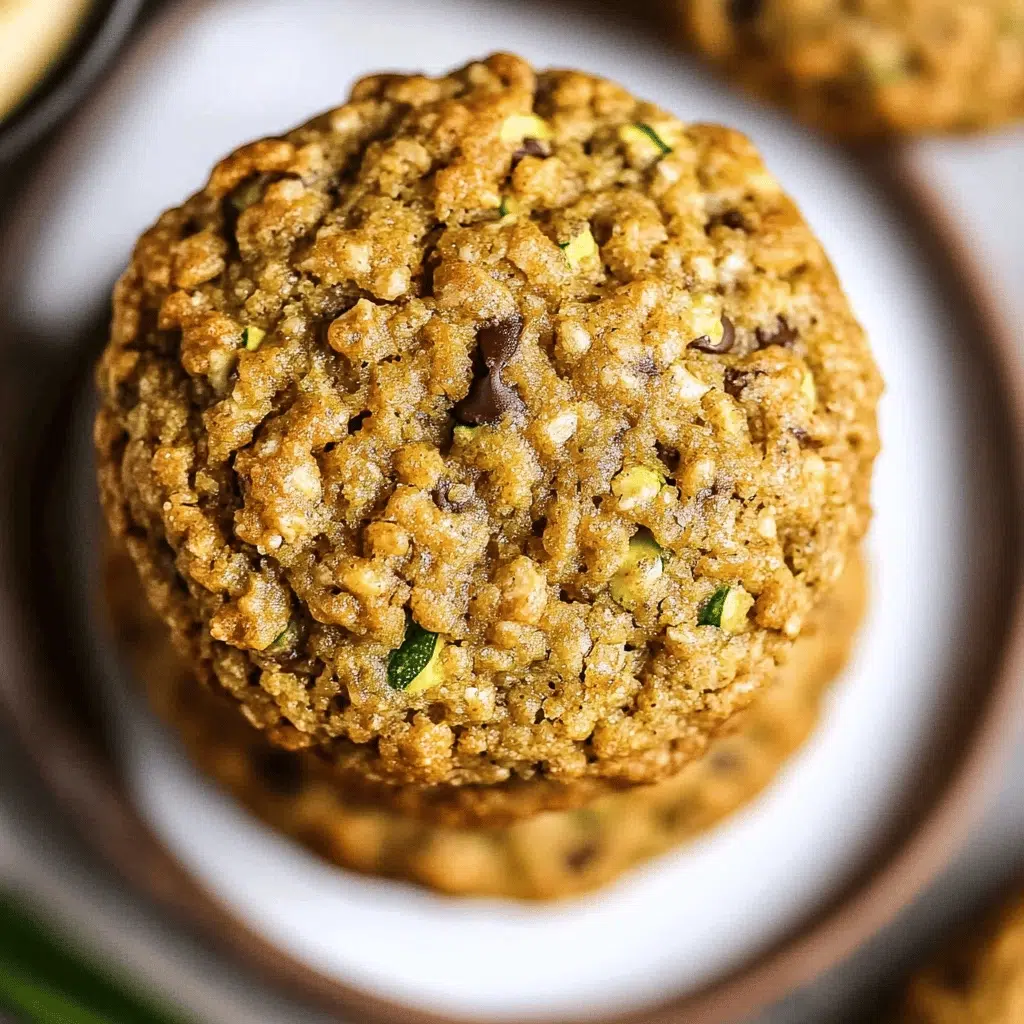 Zucchini Bread Breakfast Cookies