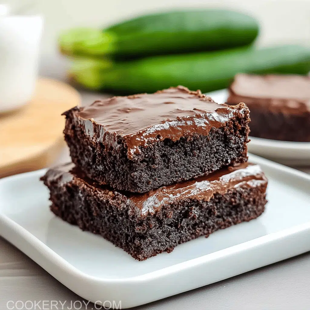 Zucchini Brownies