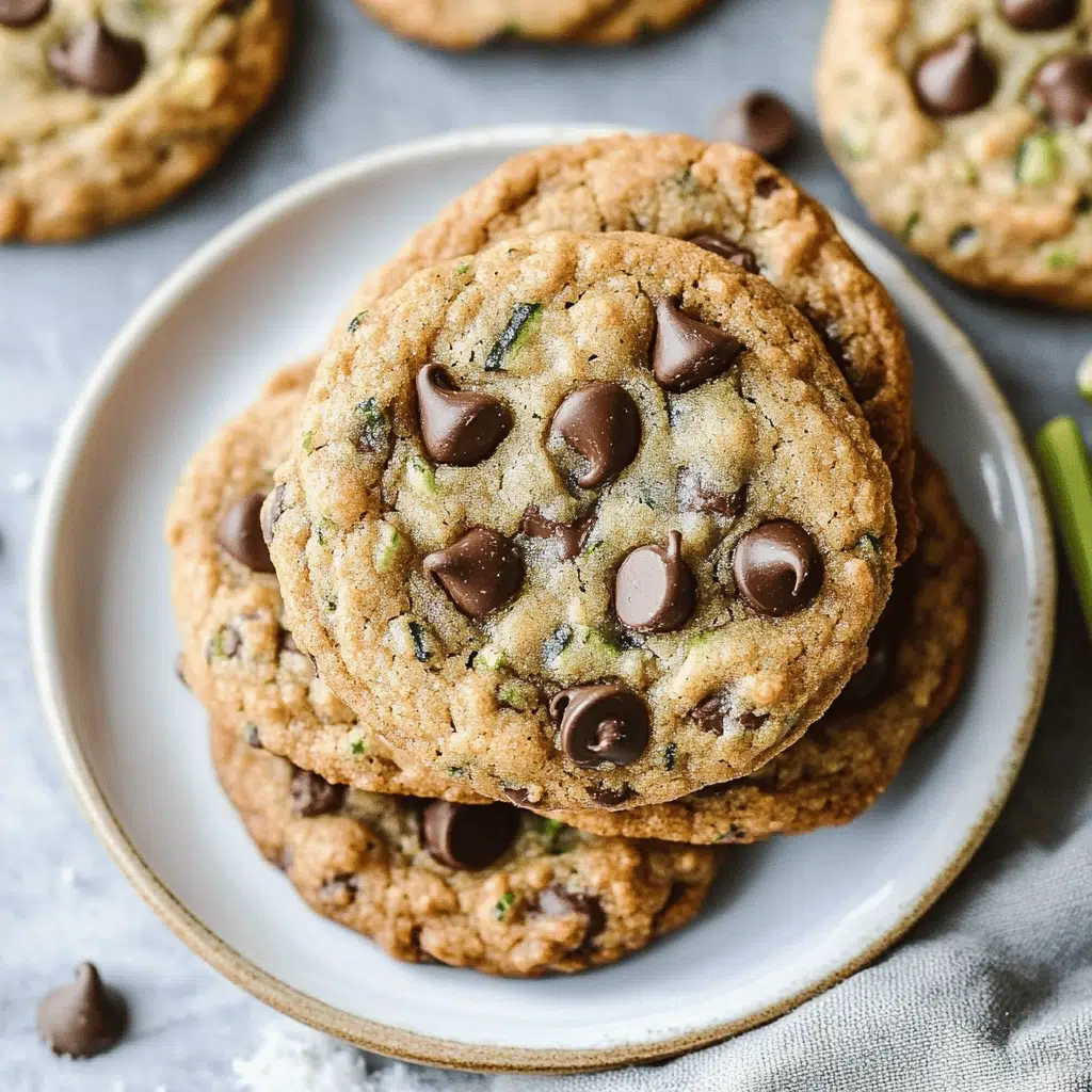 Zucchini Chocolate Chip Cookies