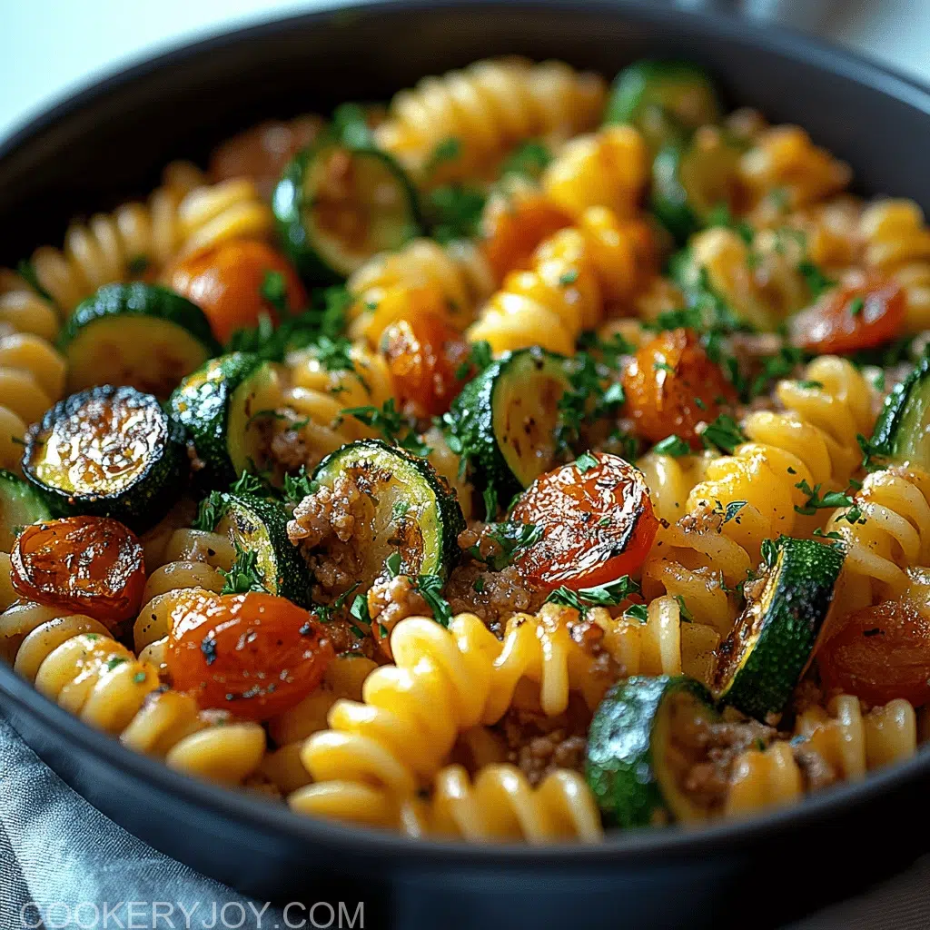 Zucchini Pasta