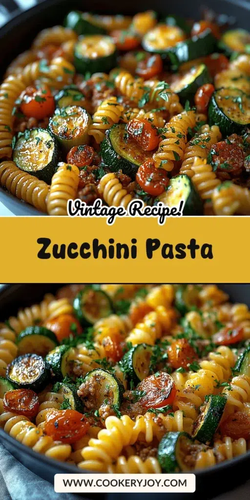 Zucchini Pasta