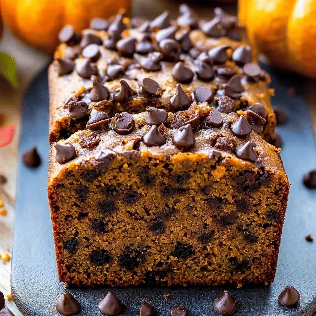 pumpkin chocolate chip bread