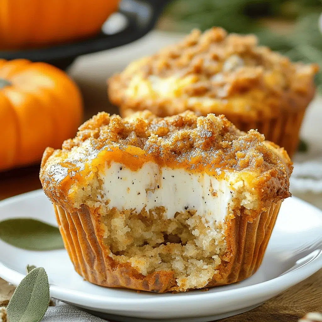 pumpkin cream cheese muffins