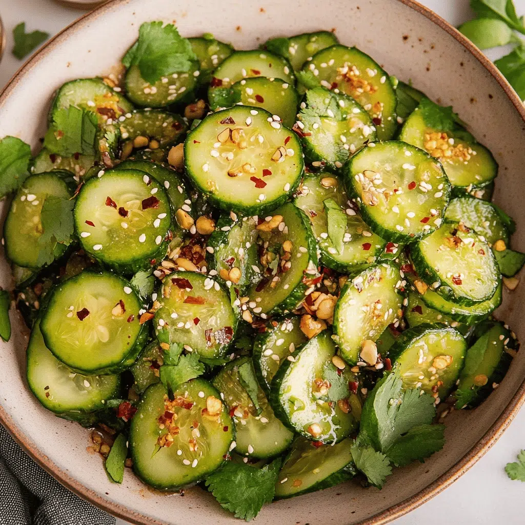 smashed cucumber salad