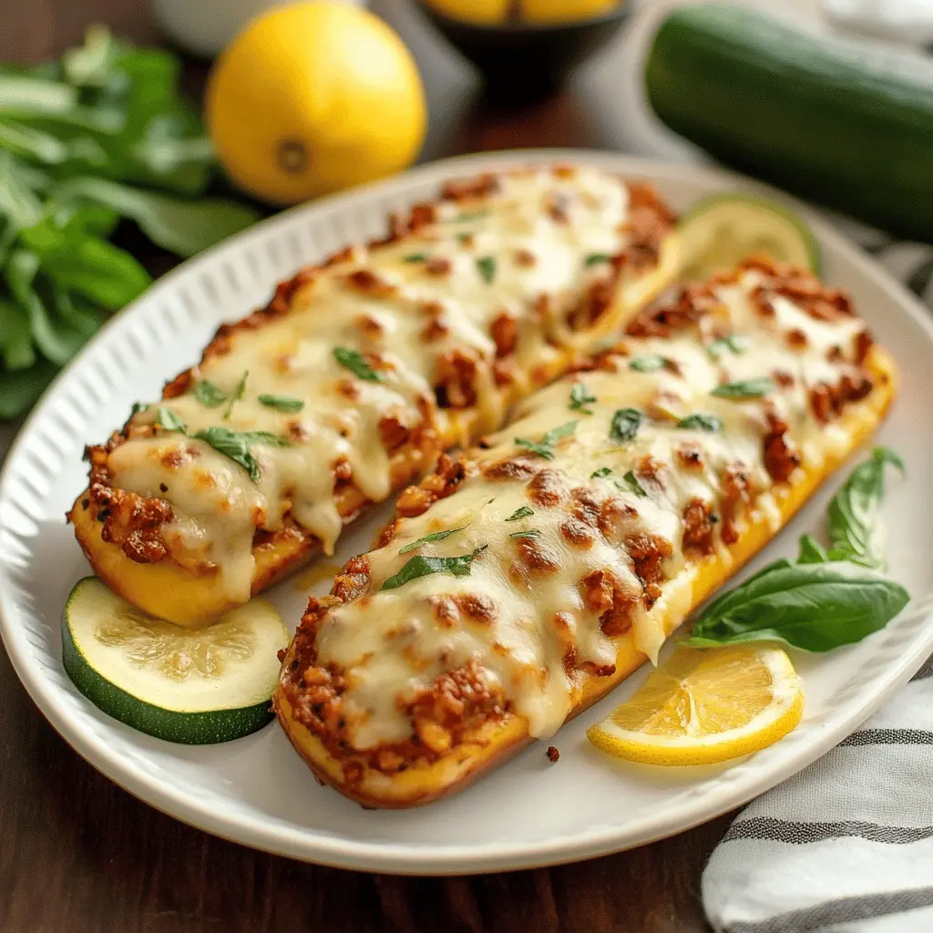 stuffed zucchini boats
