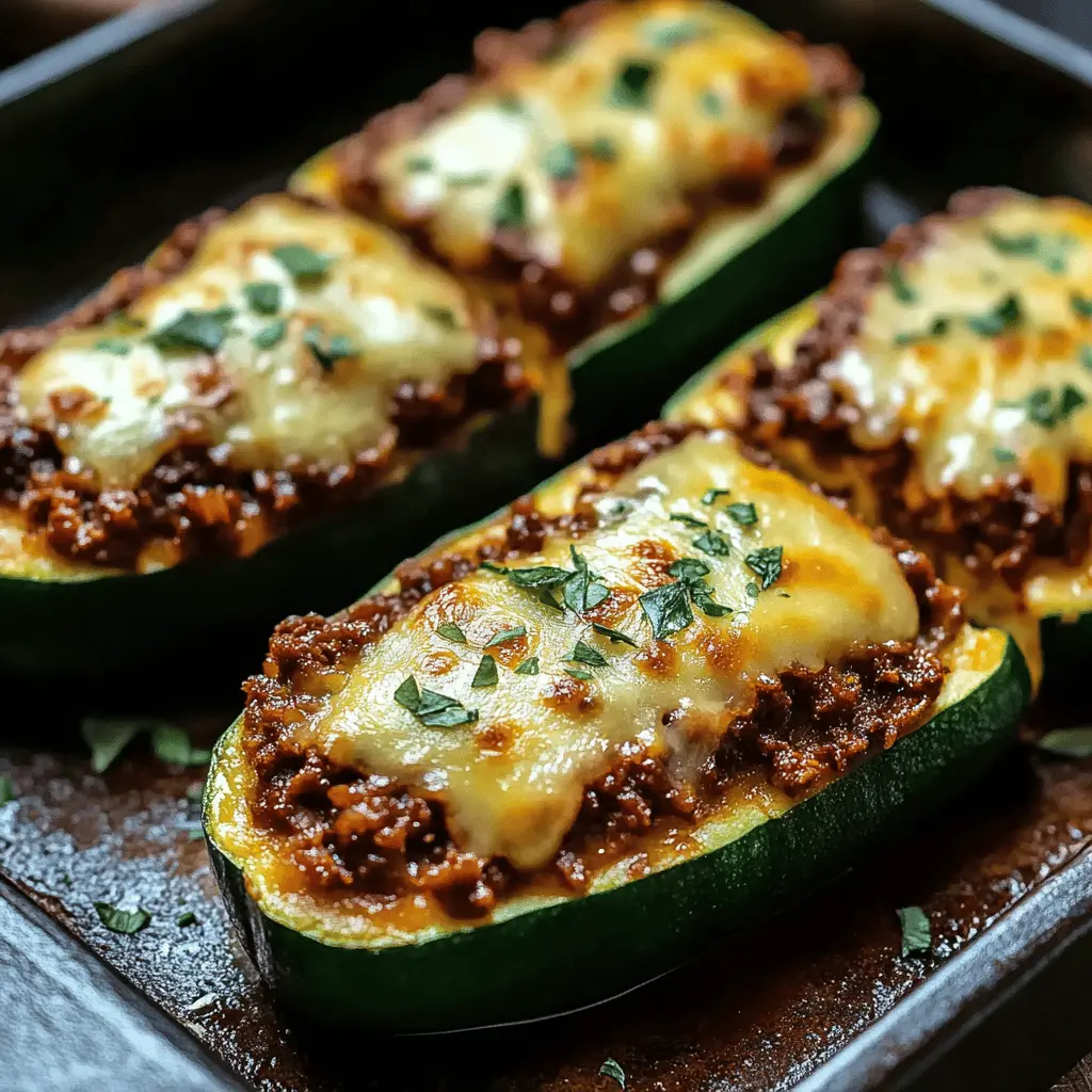 zucchini boats beef