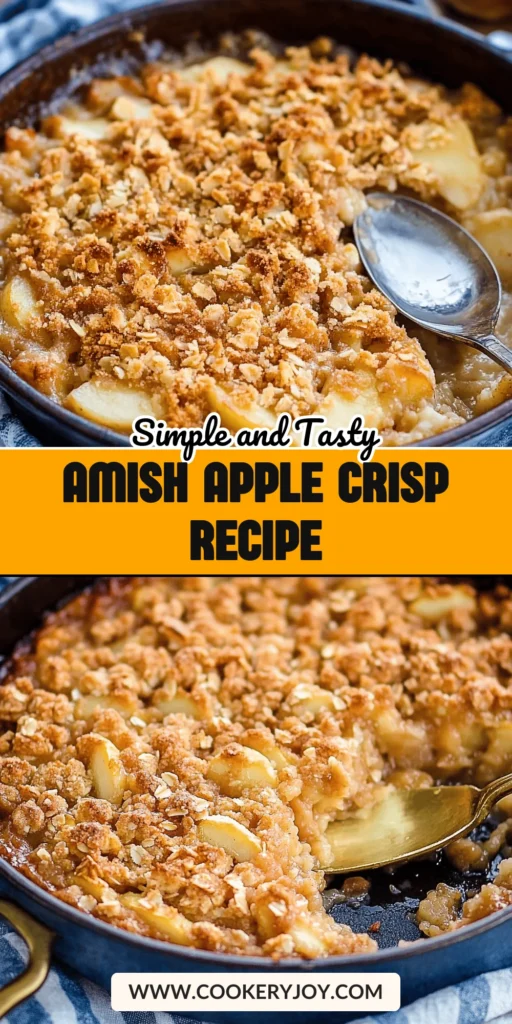 Amish Apple Crisp Recipe