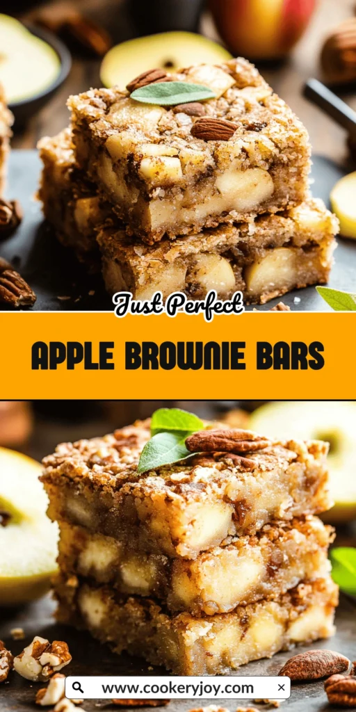 Apple Brownie Bars