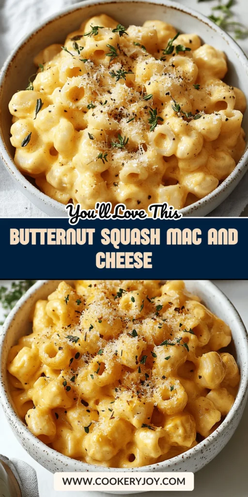 Butternut Squash Mac and Cheese