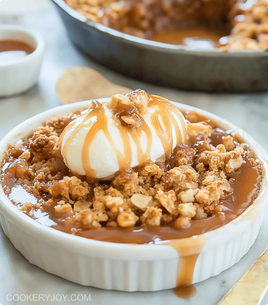 Caramel Apple Crisp