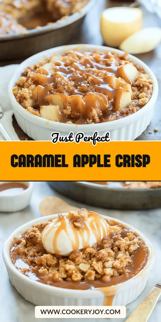 Caramel Apple Crisp