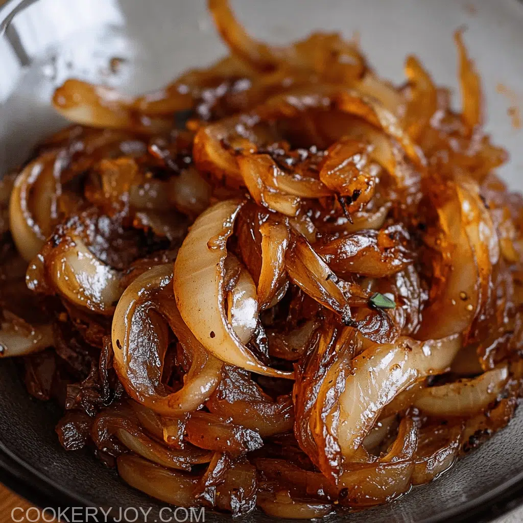 Caramelized Onions with Balsamic