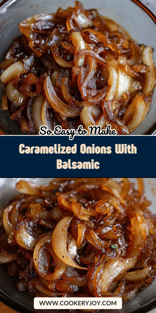 Caramelized Onions with Balsamic