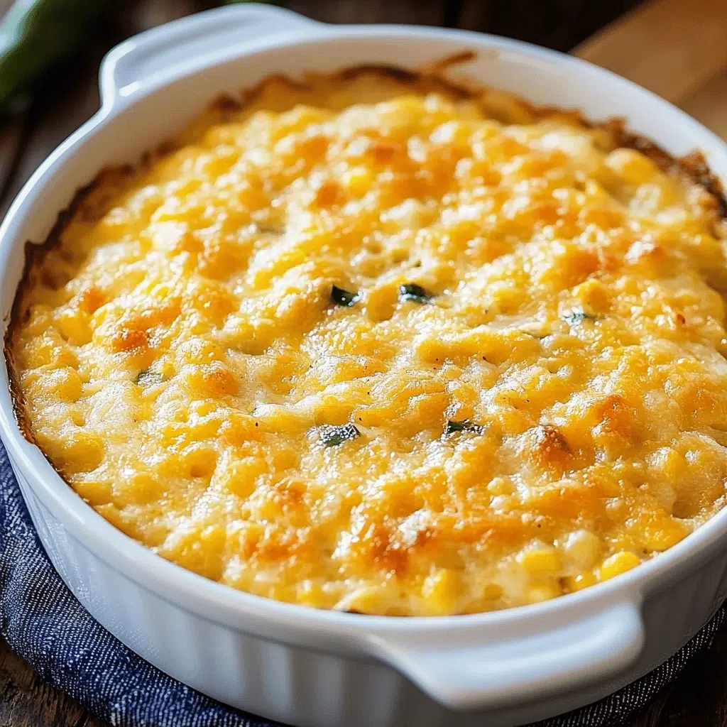 Cheesy Jalapeno Corn Casserole