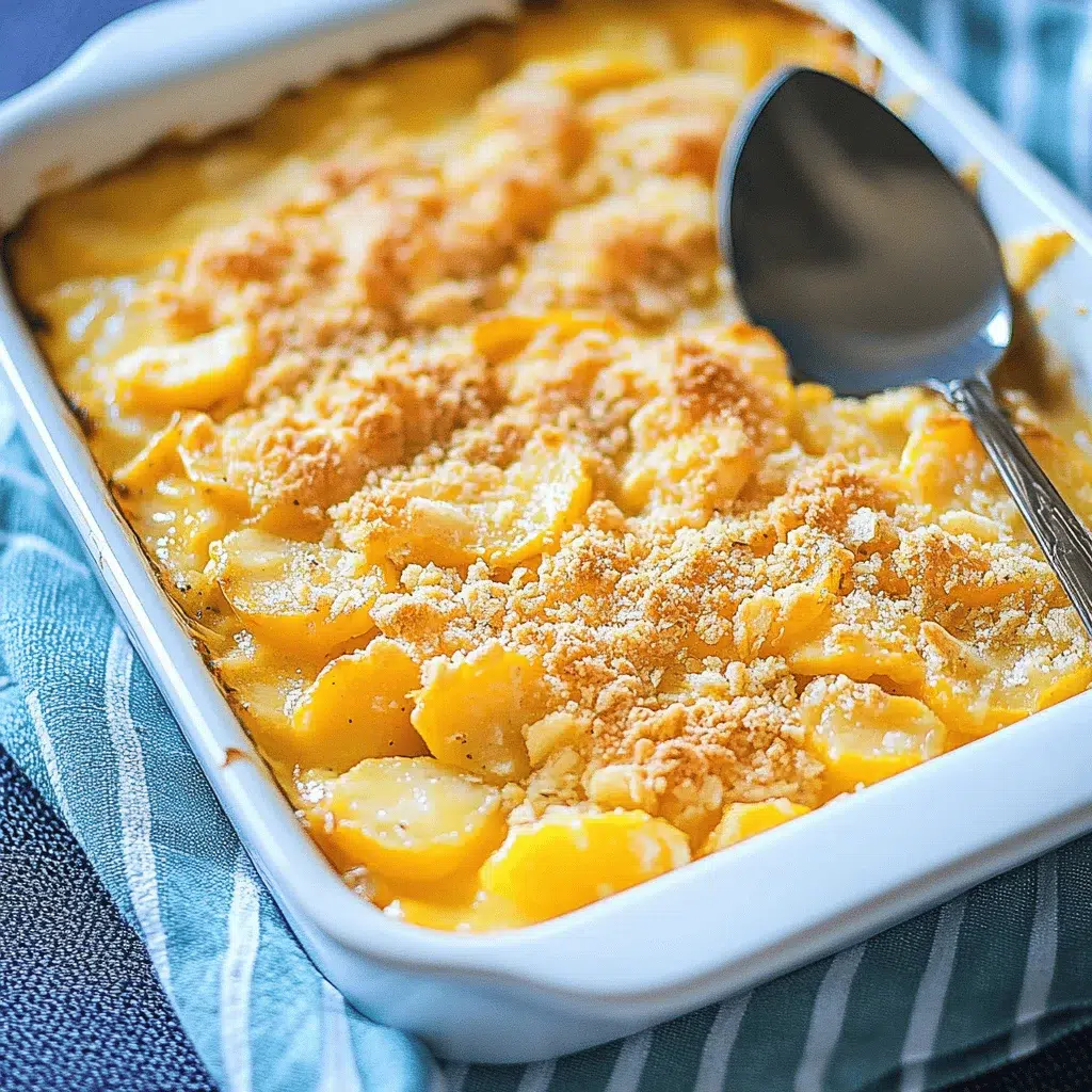 Cheesy Yellow Squash Casserole