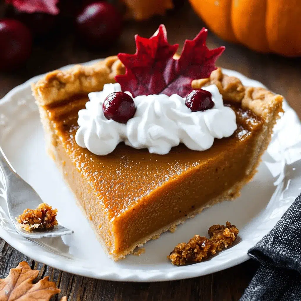 Classic Pumpkin Pie