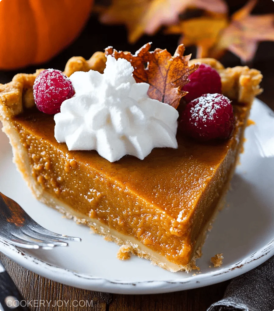 Classic Pumpkin Pie