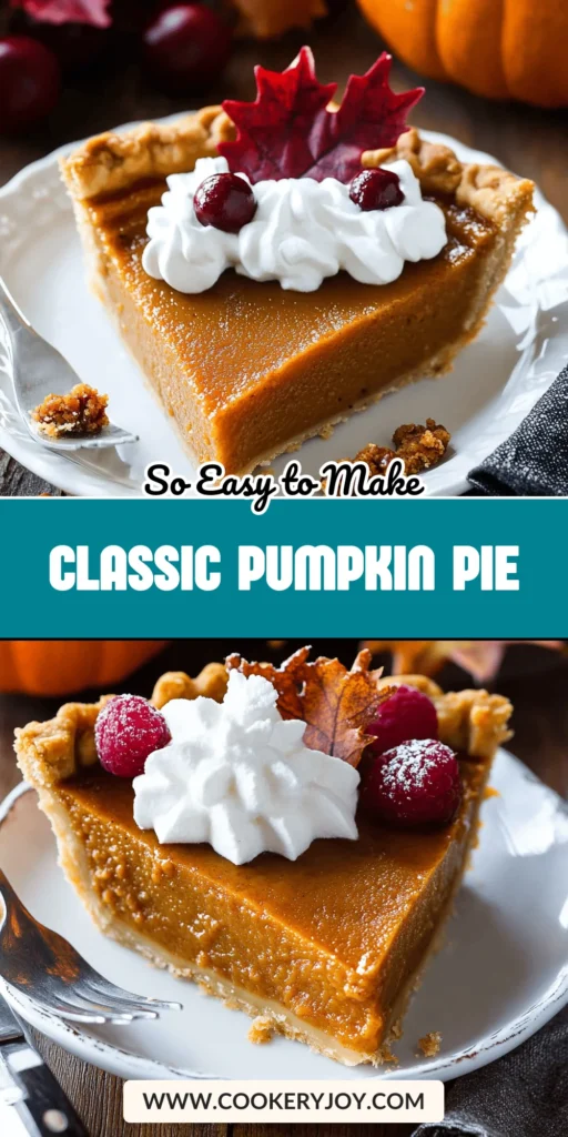 Classic Pumpkin Pie