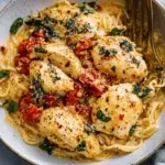 Creamy Crockpot Tuscan Chicken
