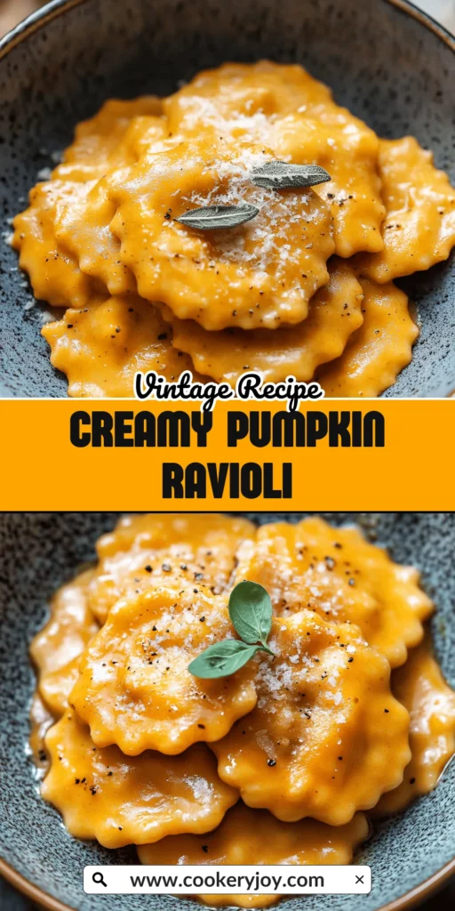 Creamy Pumpkin Ravioli