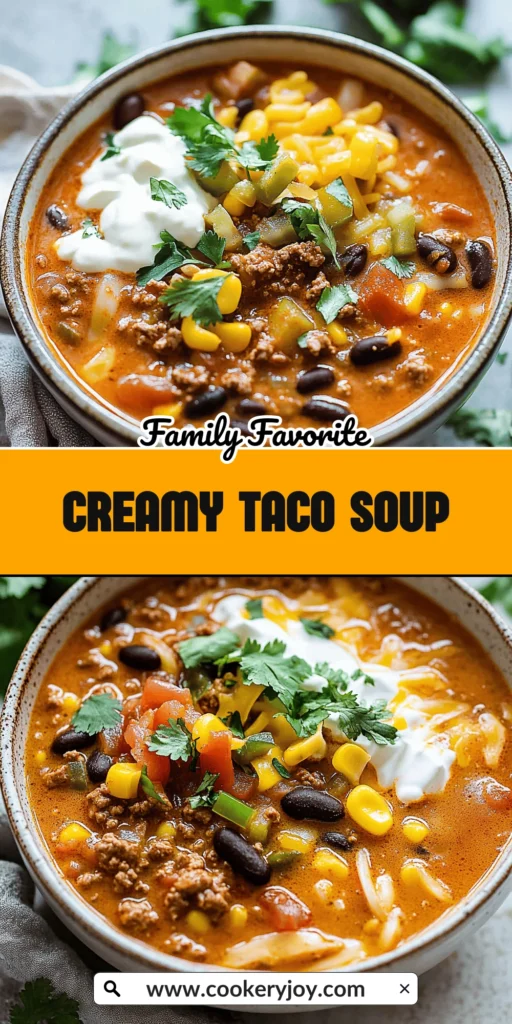 Creamy Taco Soup