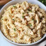 Crock Pot Garlic Parmesan Chicken Pasta