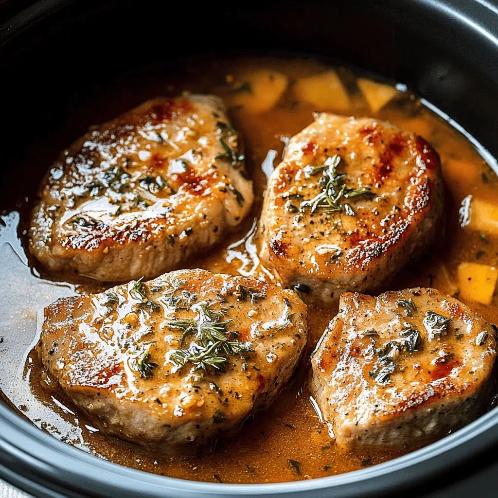 Crock Pot Pork Chops
