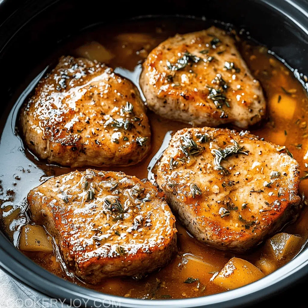 Crock Pot Pork Chops