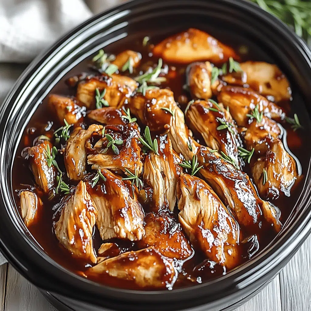 Crockpot Bourbon Chicken