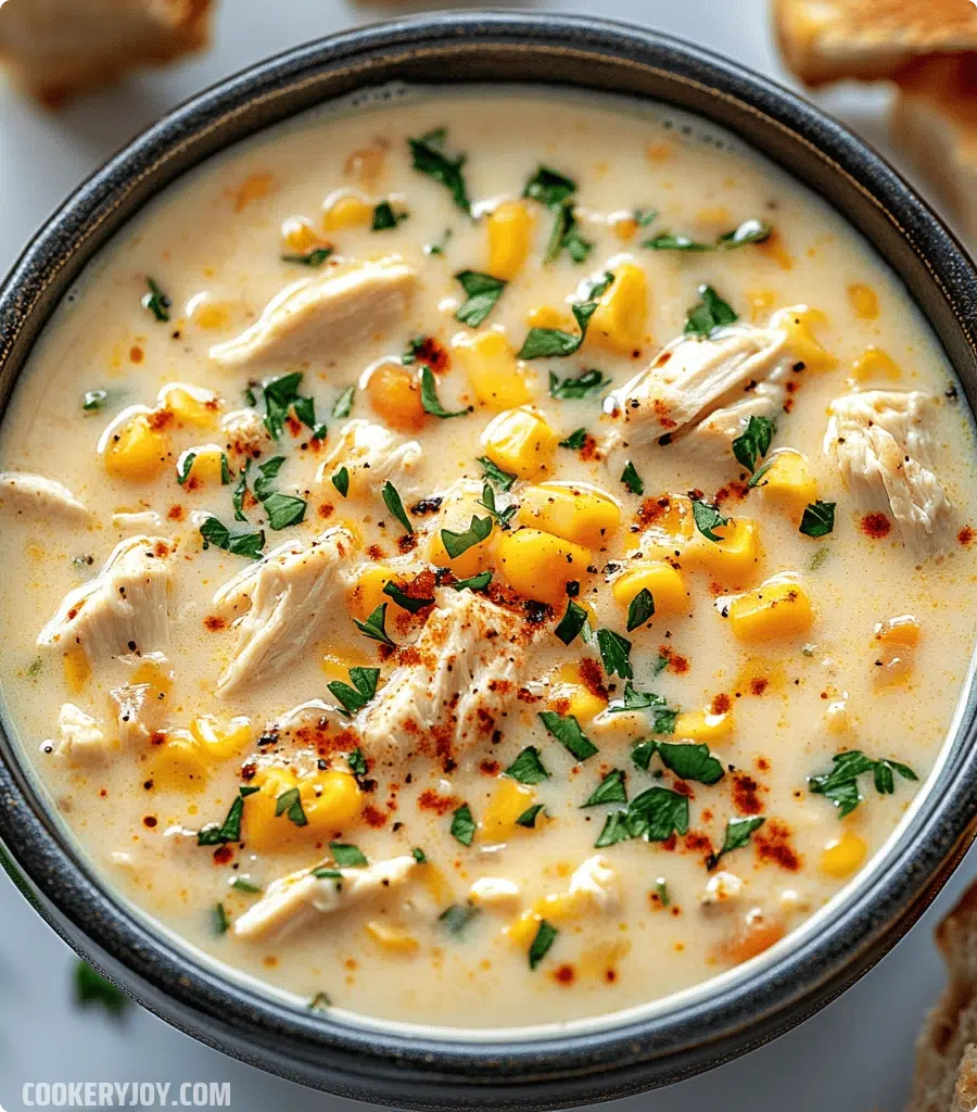 Crockpot Chicken Corn Chowder