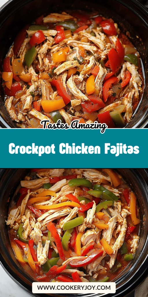 Crockpot Chicken Fajitas