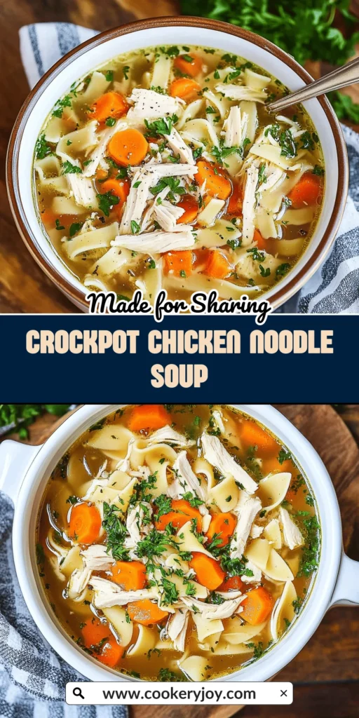 Crockpot Chicken Noodle Soup