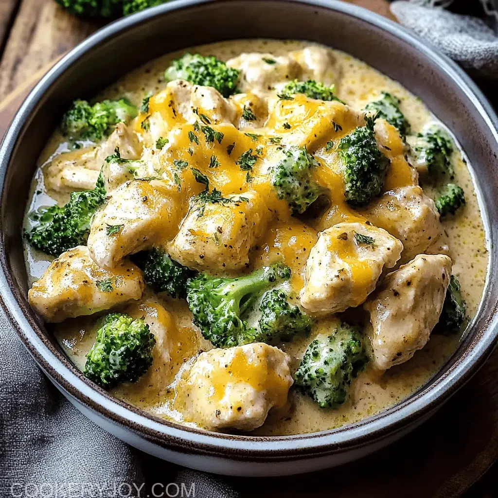 Crockpot Creamy Broccoli Chicken