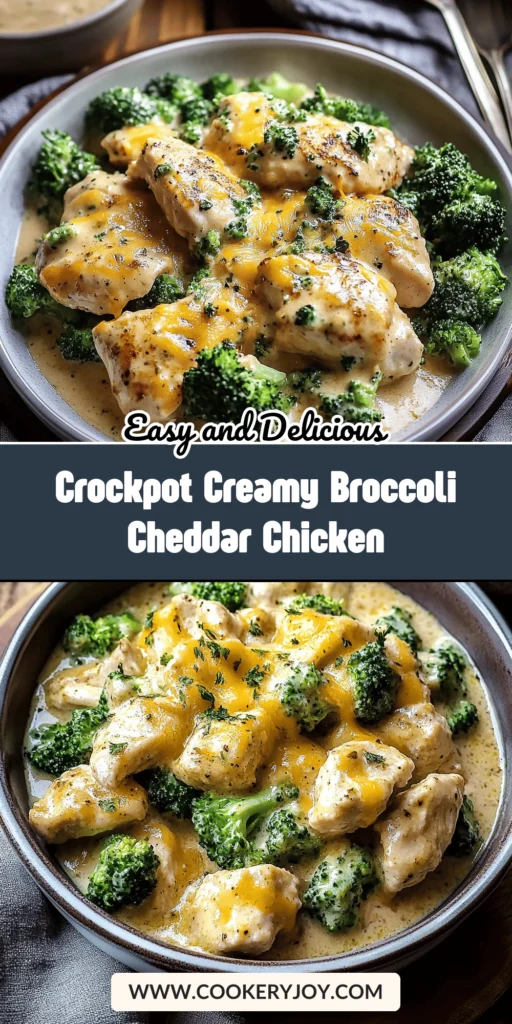 Crockpot Creamy Broccoli Chicken