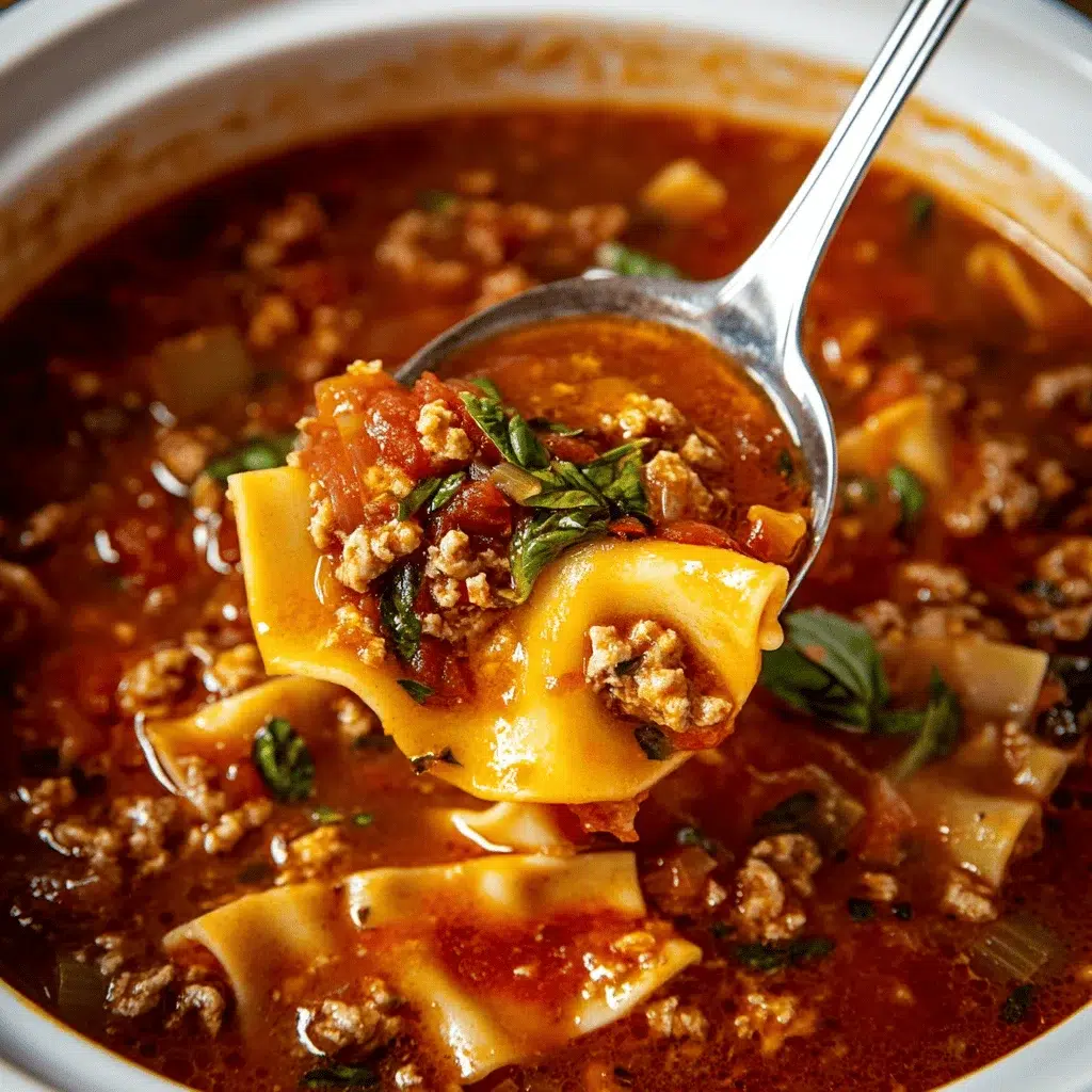Crockpot Lasagna Soup